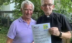 Wolfgang Hagemann (links) und Kirchenpräsident em. Nestor Friedrich