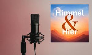 Ein Podcast-Mikrofon