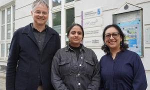 Gottfried Rösch, Basira Beutel und Carmela Rodriguez (v.l.) 