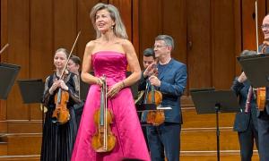 Anne-Sophie Mutter und die Berliner Barock Solisten beim Kissinger Sommer. 