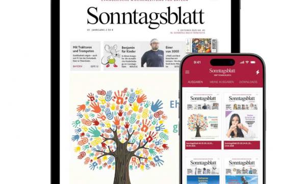 Das Sonntagsblatt auf elektronischen Endgeräten